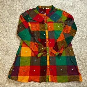 Colorful Patchwork Shirt by Surnaa
